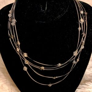 ❤️ Crystal Bead 5 Strand Necklace